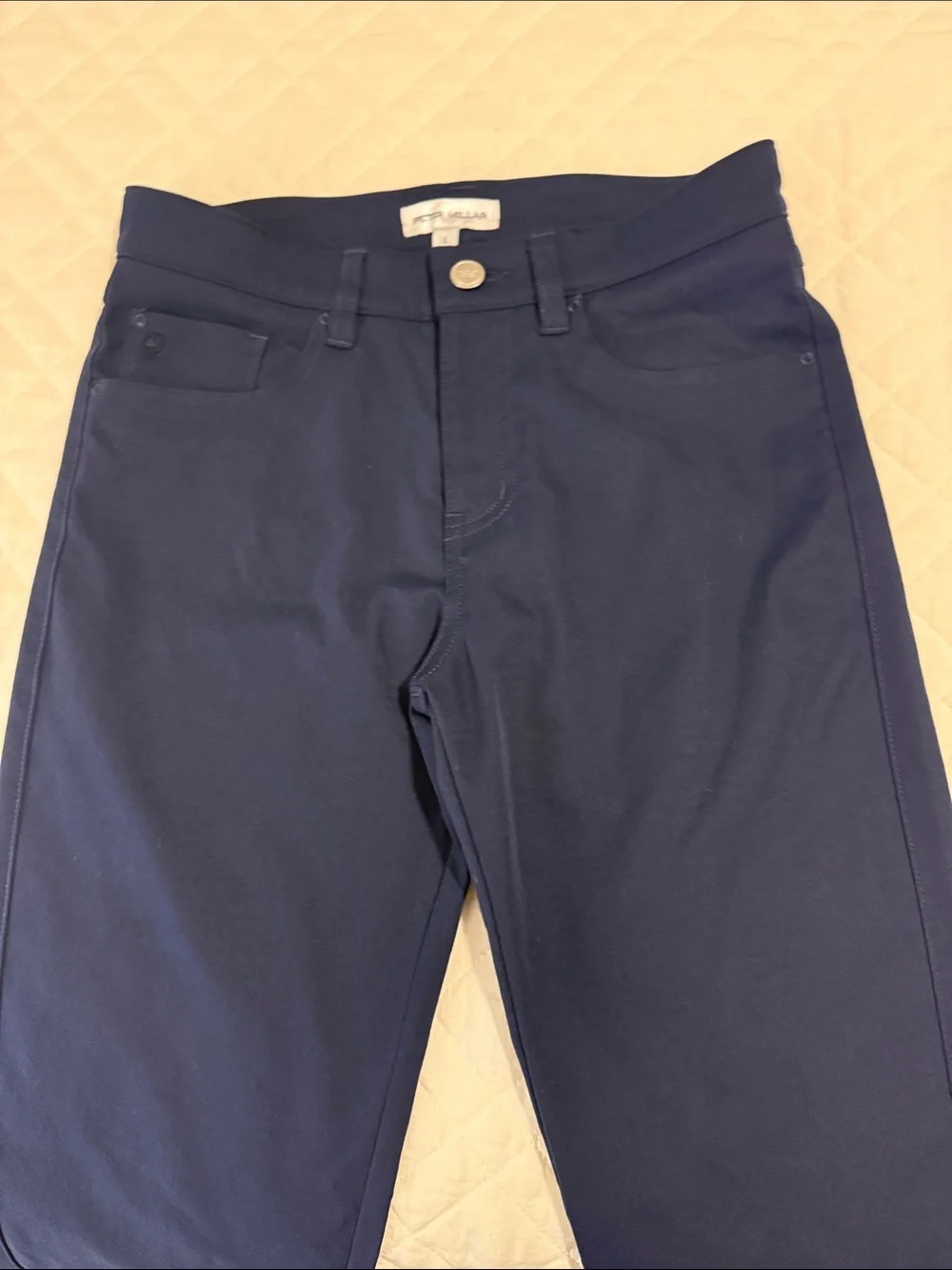 Youth Peter Millar Navy Blue Stretch Pants